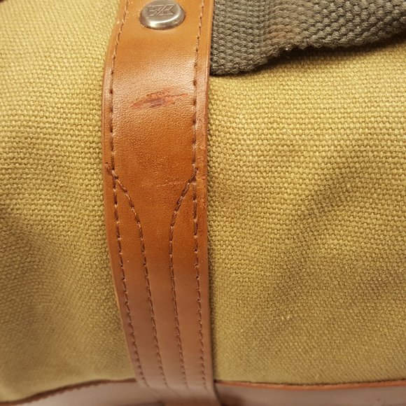 Cutter & Buck Messenger Bag Canvas/Leather *Embossed, AS IS - Picture 8 of 16